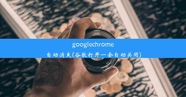 googlechrome自动消失(谷歌打开一会自动关闭)