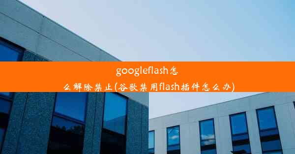 googleflash怎么解除禁止(谷歌禁用flash插件怎么办)