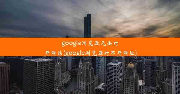 google浏览器无法打开网站(google浏览器打不开网址)