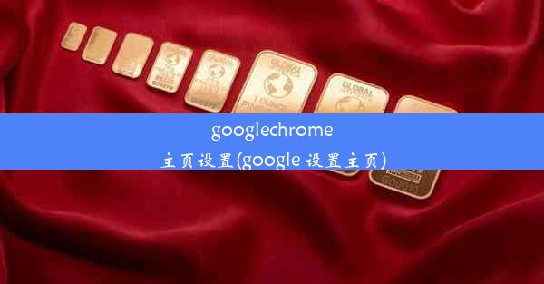 googlechrome主页设置(google 设置主页)