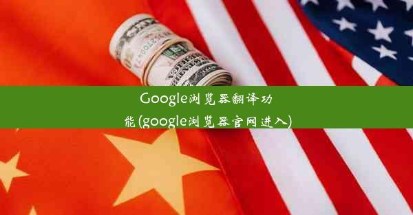 Google浏览器翻译功能(google浏览器官网进入)