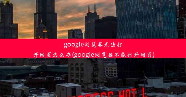 google浏览器无法打开网页怎么办(google浏览器不能打开网页)