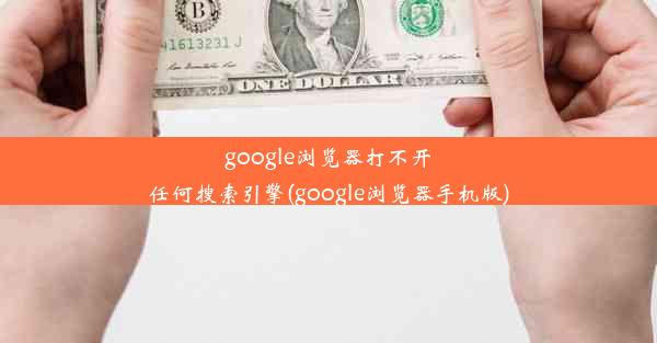 google浏览器打不开任何搜索引擎(google浏览器手机版)