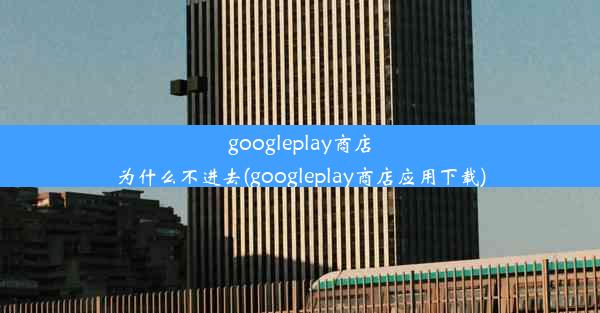 googleplay商店为什么不进去(googleplay商店应用下载)