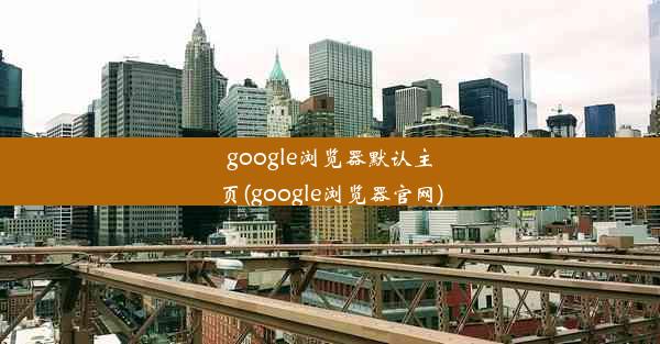 google浏览器默认主页(google浏览器官网)