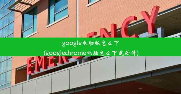 google电脑版怎么下(googlechrome电脑怎么下载软件)