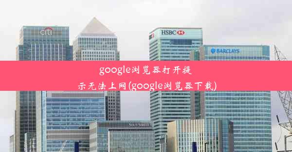 google浏览器打开提示无法上网(google浏览器下载)