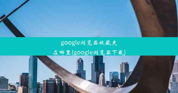 google浏览器收藏夹在哪里(google浏览器下载)