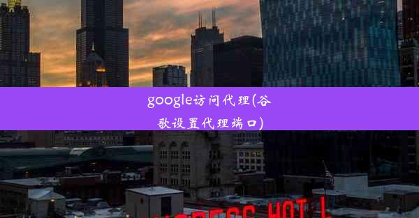 google访问代理(谷歌设置代理端口)