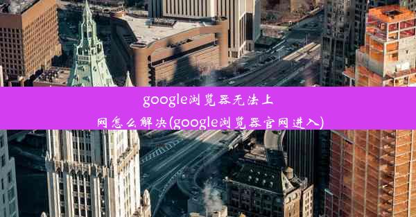 google浏览器无法上网怎么解决(google浏览器官网进入)