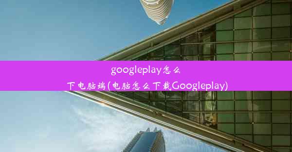 googleplay怎么下电脑端(电脑怎么下载Googleplay)