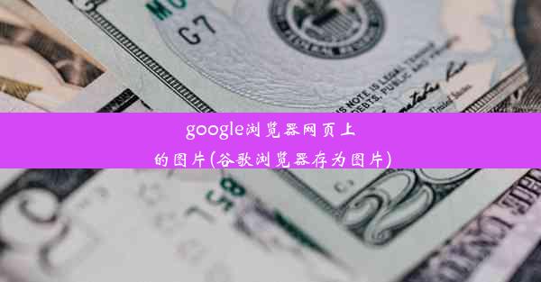 google浏览器网页上的图片(谷歌浏览器存为图片)