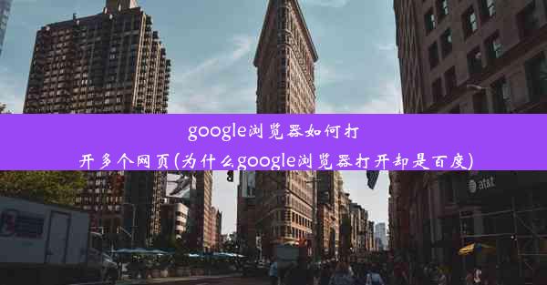 google浏览器如何打开多个网页(为什么google浏览器打开却是百度)