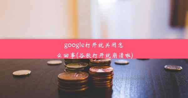 google打开就关闭怎么回事(谷歌打开就崩溃啦)