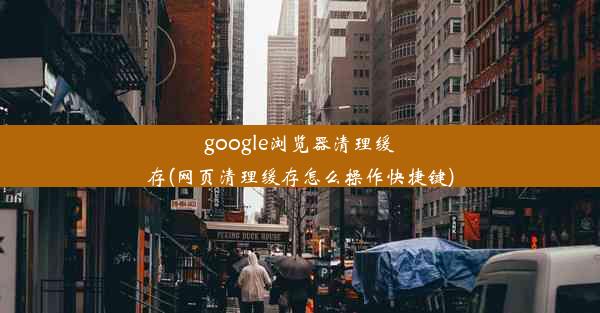 google浏览器清理缓存(网页清理缓存怎么操作快捷键)