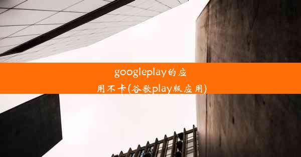 googleplay的应用不卡(谷歌play版应用)