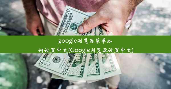 google浏览器菜单如何设置中文(Google浏览器设置中文)