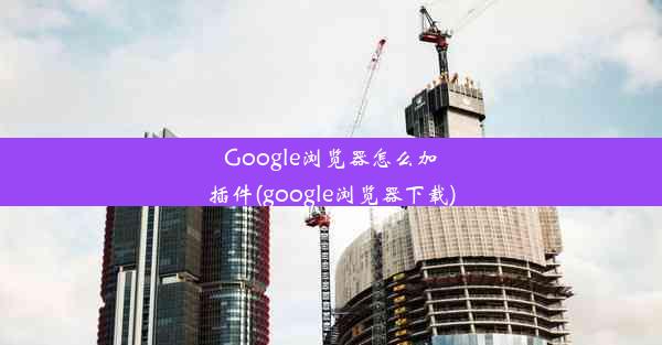 Google浏览器怎么加插件(google浏览器下载)