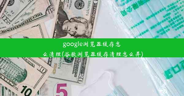 google浏览器缓存怎么清理(谷歌浏览器缓存清理怎么弄)