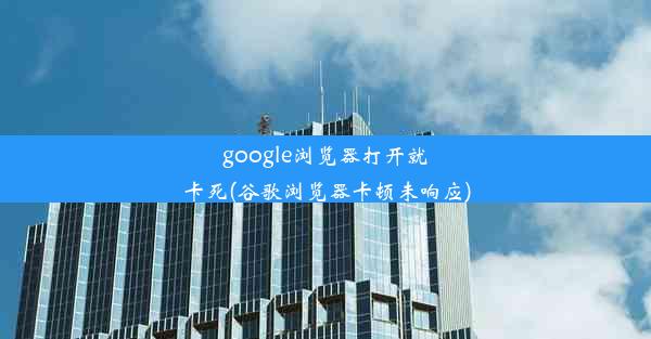 google浏览器打开就卡死(谷歌浏览器卡顿未响应)