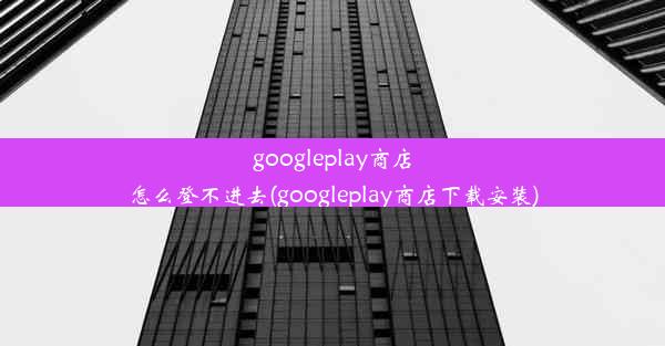 googleplay商店怎么登不进去(googleplay商店下载安装)