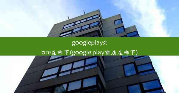 googleplaystore在哪下(google play商店在哪下)