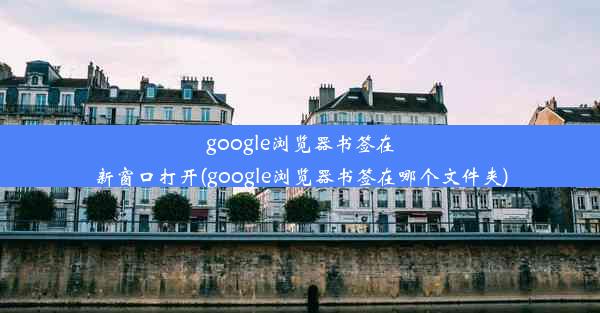 google浏览器书签在新窗口打开(google浏览器书签在哪个文件夹)