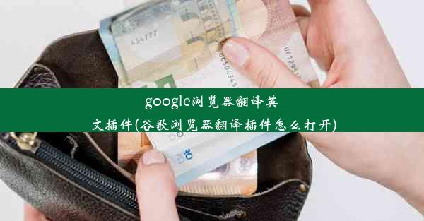 google浏览器翻译英文插件(谷歌浏览器翻译插件怎么打开)