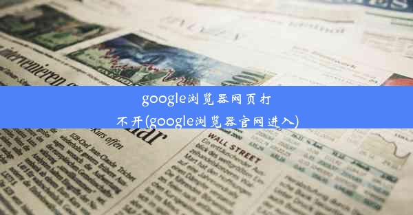 google浏览器网页打不开(google浏览器官网进入)