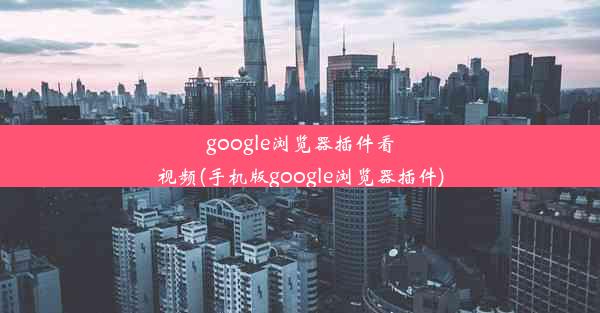 google浏览器插件看视频(手机版google浏览器插件)