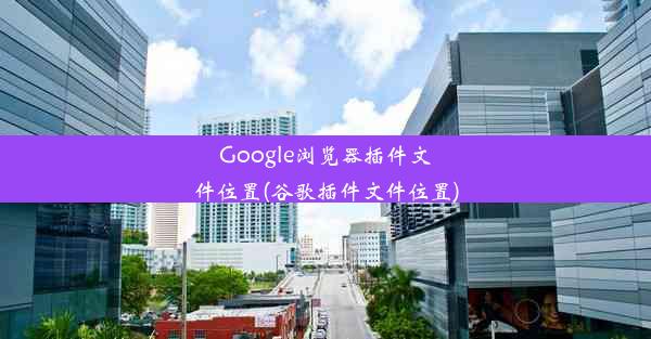 Google浏览器插件文件位置(谷歌插件文件位置)