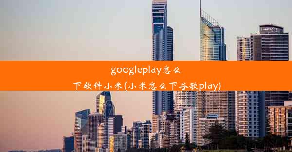 googleplay怎么下软件小米(小米怎么下谷歌play)