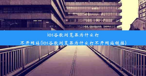 ios谷歌浏览器为什么打不开网站(ios谷歌浏览器为什么打不开网站链接)