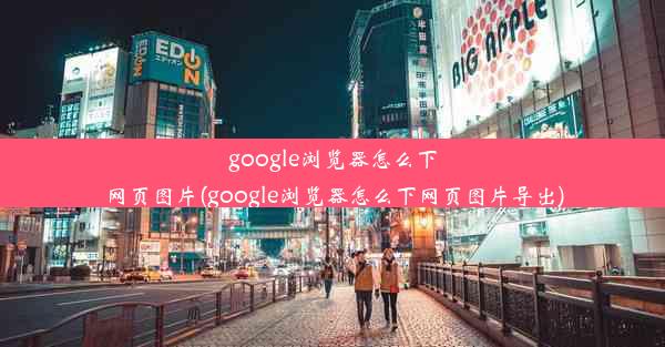 google浏览器怎么下网页图片(google浏览器怎么下网页图片导出)