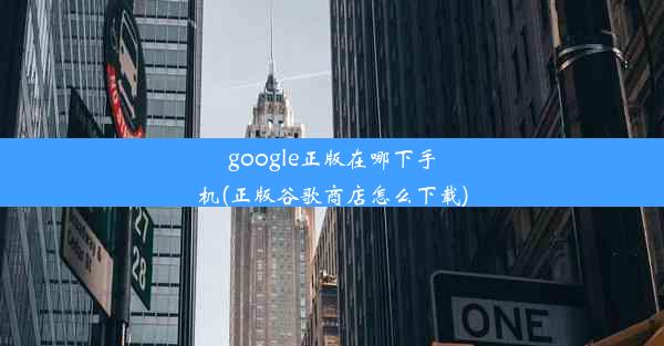 google正版在哪下手机(正版谷歌商店怎么下载)