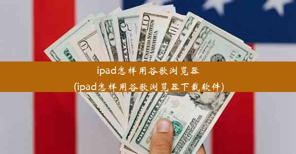 ipad怎样用谷歌浏览器(ipad怎样用谷歌浏览器下载软件)