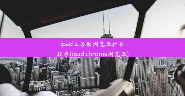 ipad上谷歌浏览器扩展程序(ipad chrome浏览器)