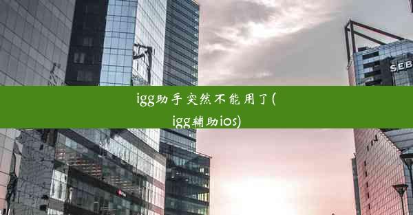 igg助手突然不能用了(igg辅助ios)