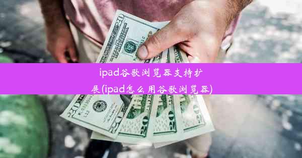 ipad谷歌浏览器支持扩展(ipad怎么用谷歌浏览器)