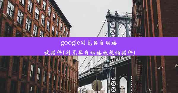 google浏览器自动播放插件(浏览器自动播放视频插件)