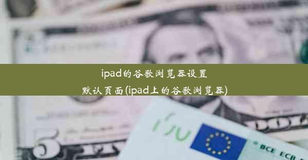 ipad的谷歌浏览器设置默认页面(ipad上的谷歌浏览器)