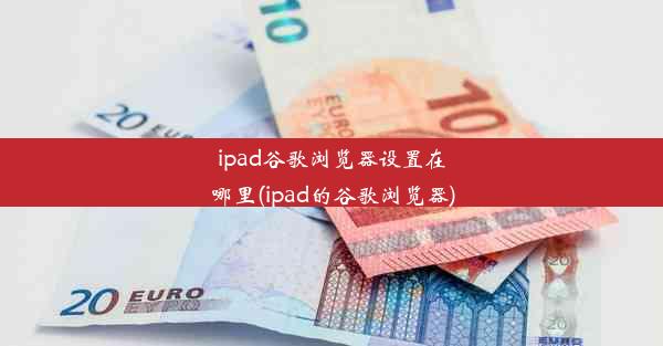 ipad谷歌浏览器设置在哪里(ipad的谷歌浏览器)