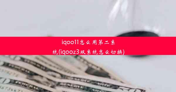 iqoo11怎么用第二系统(iqooz3双系统怎么切换)