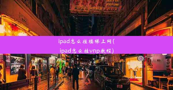 ipad怎么挂楼梯上网(ipad怎么挂vnp教程)