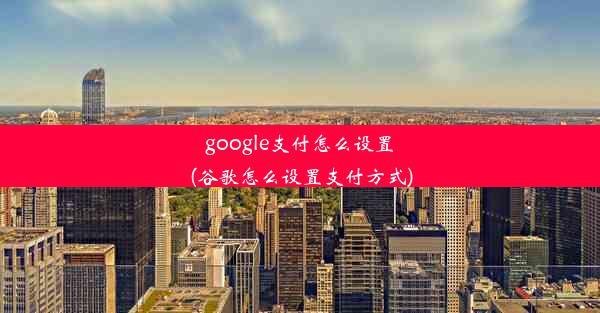 google支付怎么设置(谷歌怎么设置支付方式)