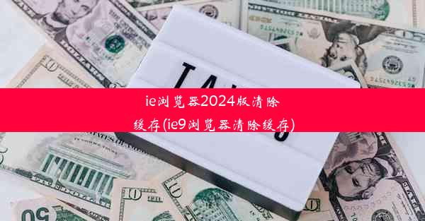 ie浏览器2024版清除缓存(ie9浏览器清除缓存)