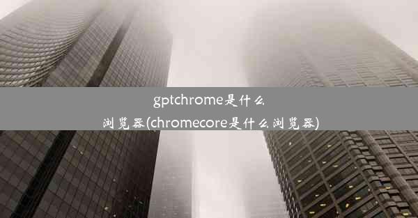 gptchrome是什么浏览器(chromecore是什么浏览器)